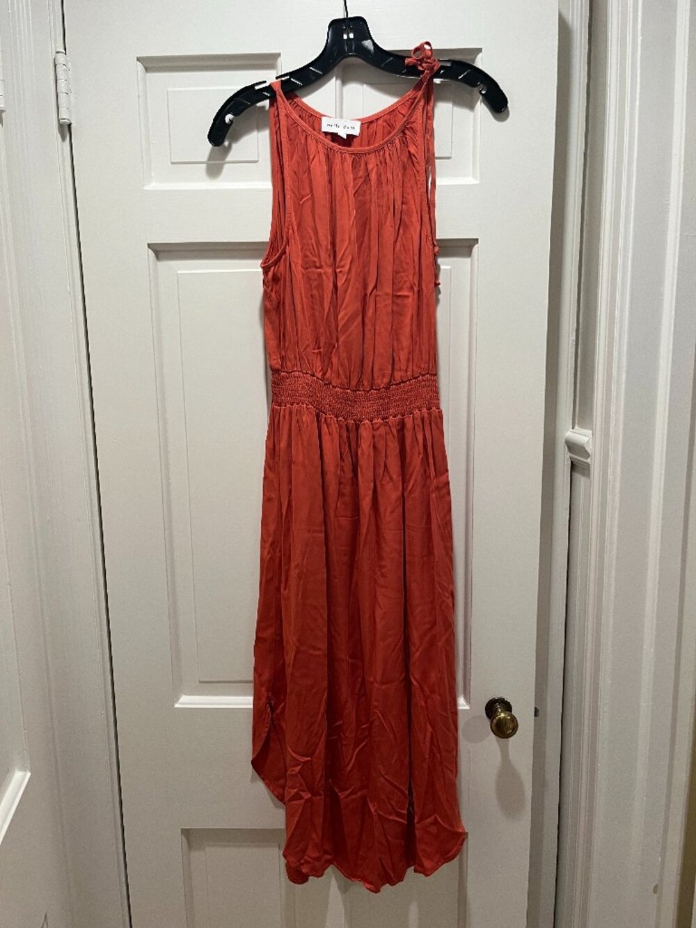 Bella Dahl Tie Neck Flowy Dress